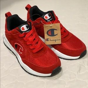 Champion Shoes for Men, Size US 10, Color Red